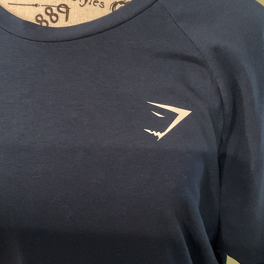 Gymshark Dark Blue Short Sleeve Tee, Size XL - Picture 2 of 4